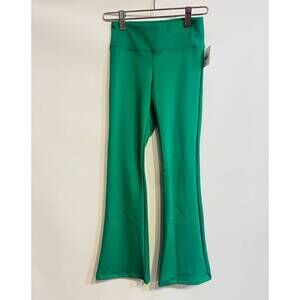 NEW SLS APPAREL girl's flare legging in green